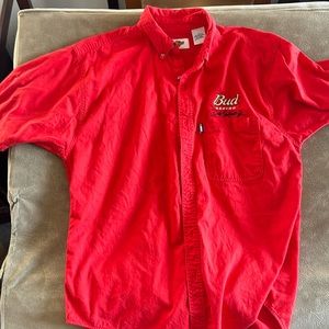 Dale Earnhardt Jr Bud Racing SS Button Down